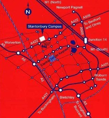 Map: Milton Keynes